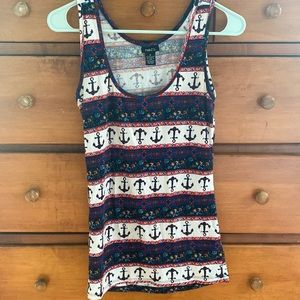 Anchor tank top